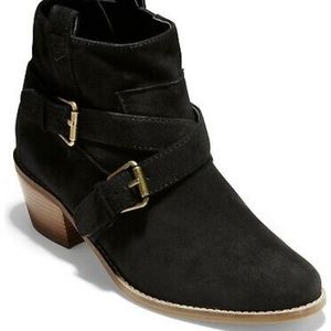 NWOT Cole Haan Jensynn Bootie Ankle Boot Black Style W16473 Size: US 5 1/2 B